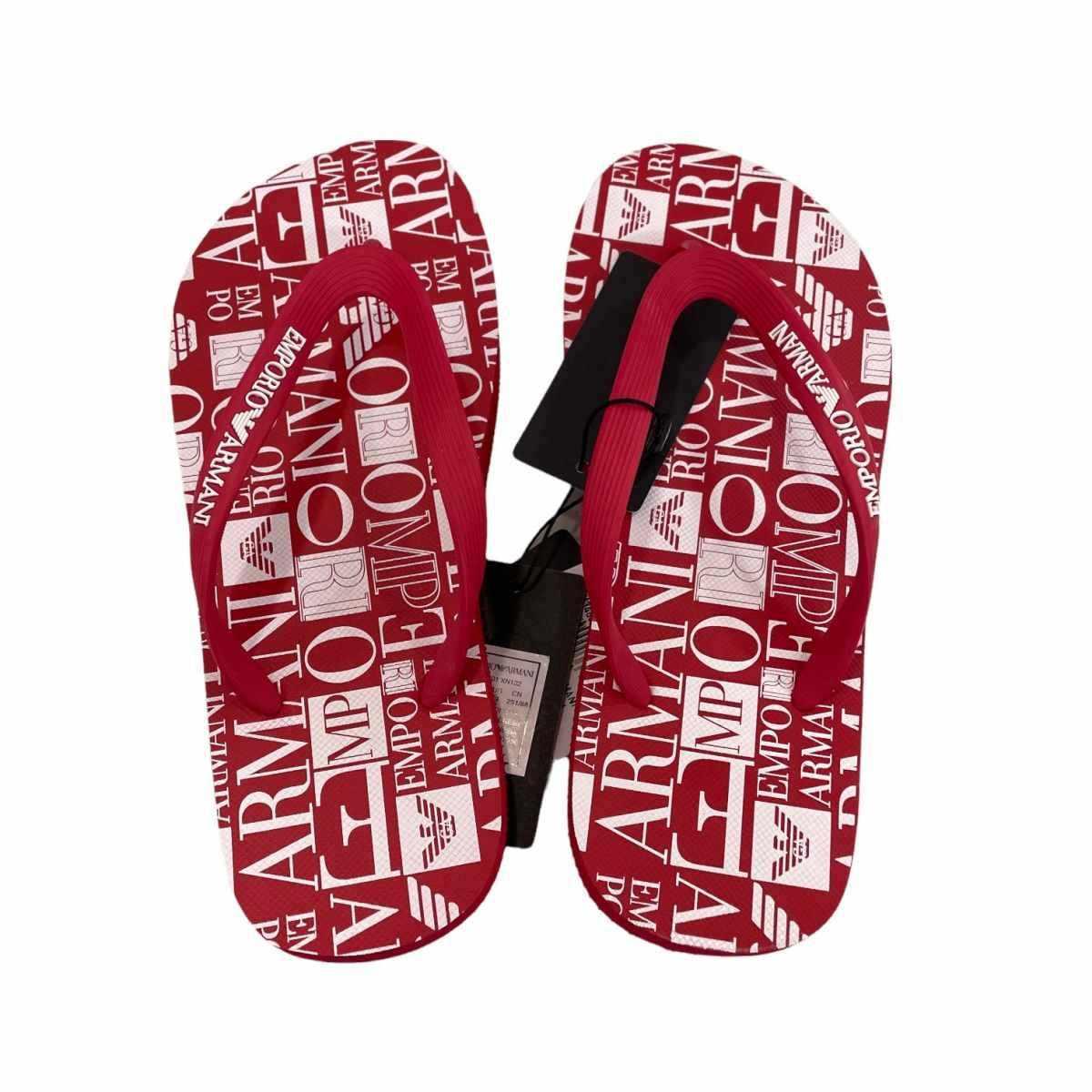 INFRADITO UOMO ARMANI XVQS01 XN122 Rosso