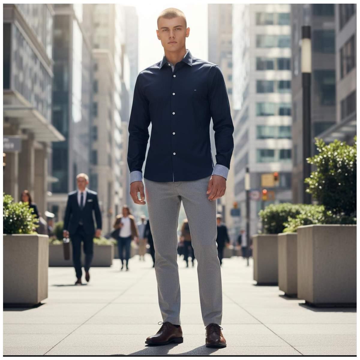 Camicia Uomo Tommy Hilfigher MW26028 DCA