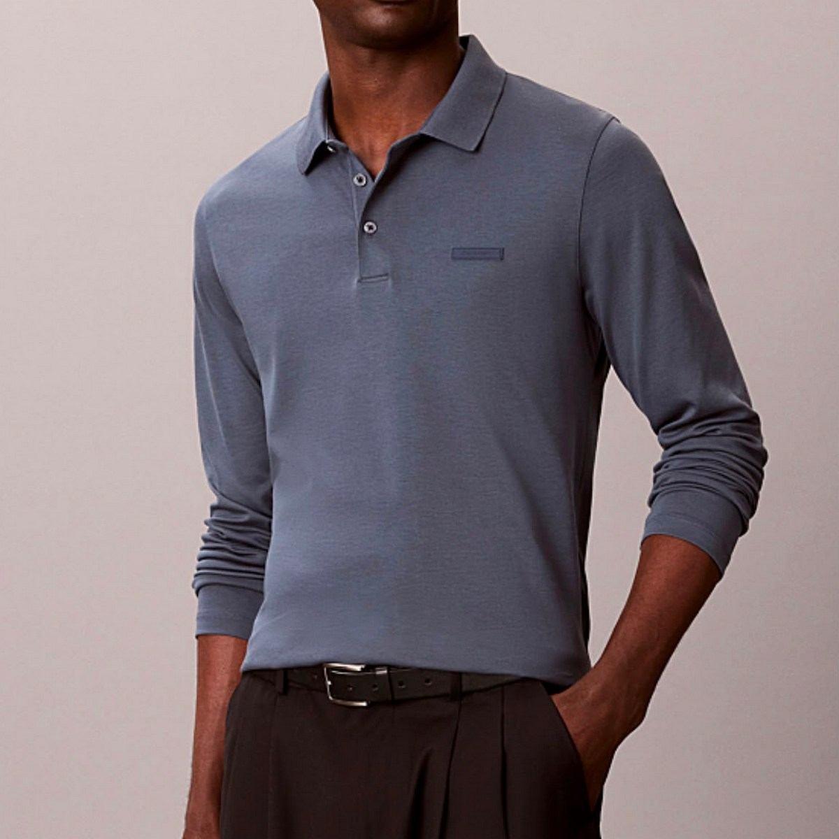Polo Uomo Manica Lunga Ck LV04LH240G