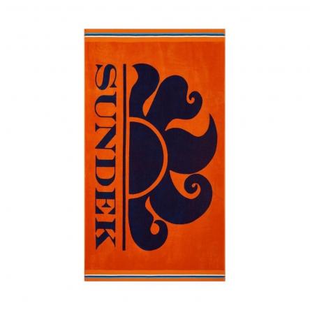 Telo Mare Sundek TC105O cla/logo Fluo Orange