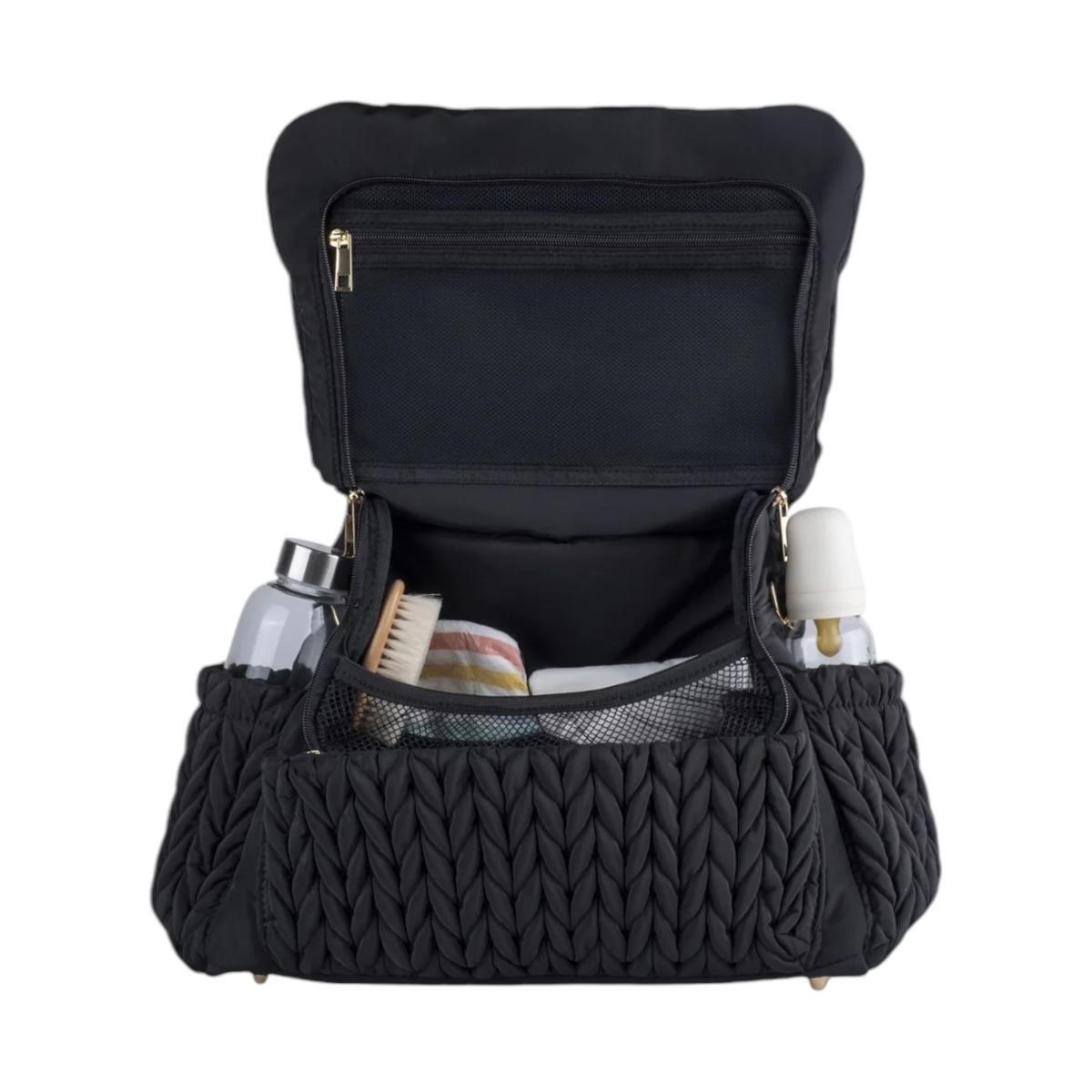 Zaino Donna Treccia Nero