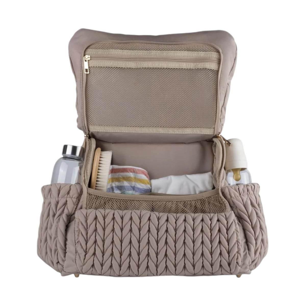 Zaino Donna Treccia Beige