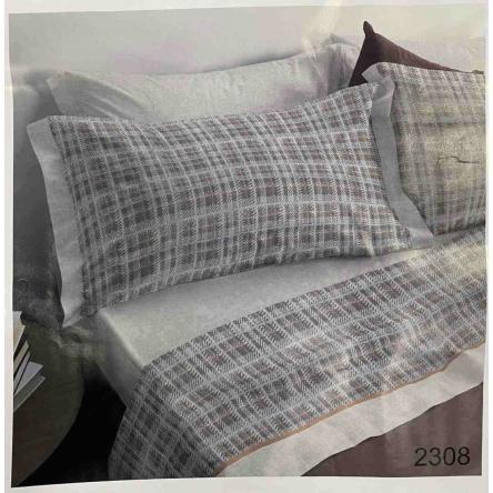 Completo Letto Matrimoniale Flanella Bormio 2308