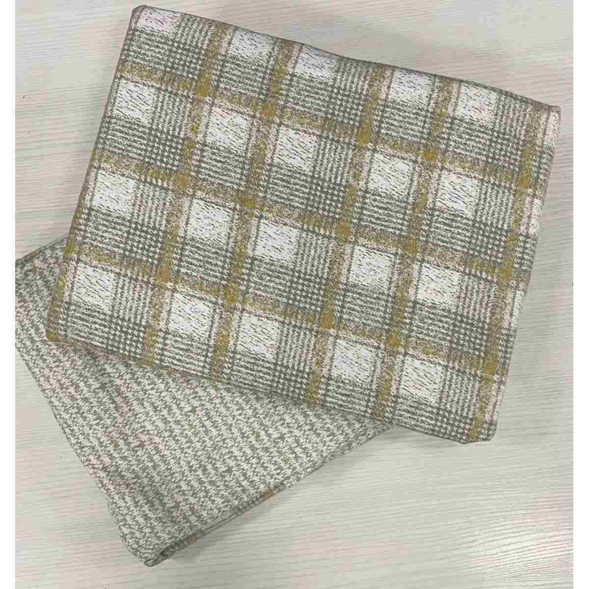 Completo Letto Matrimoniale Flanella Bormio 2211