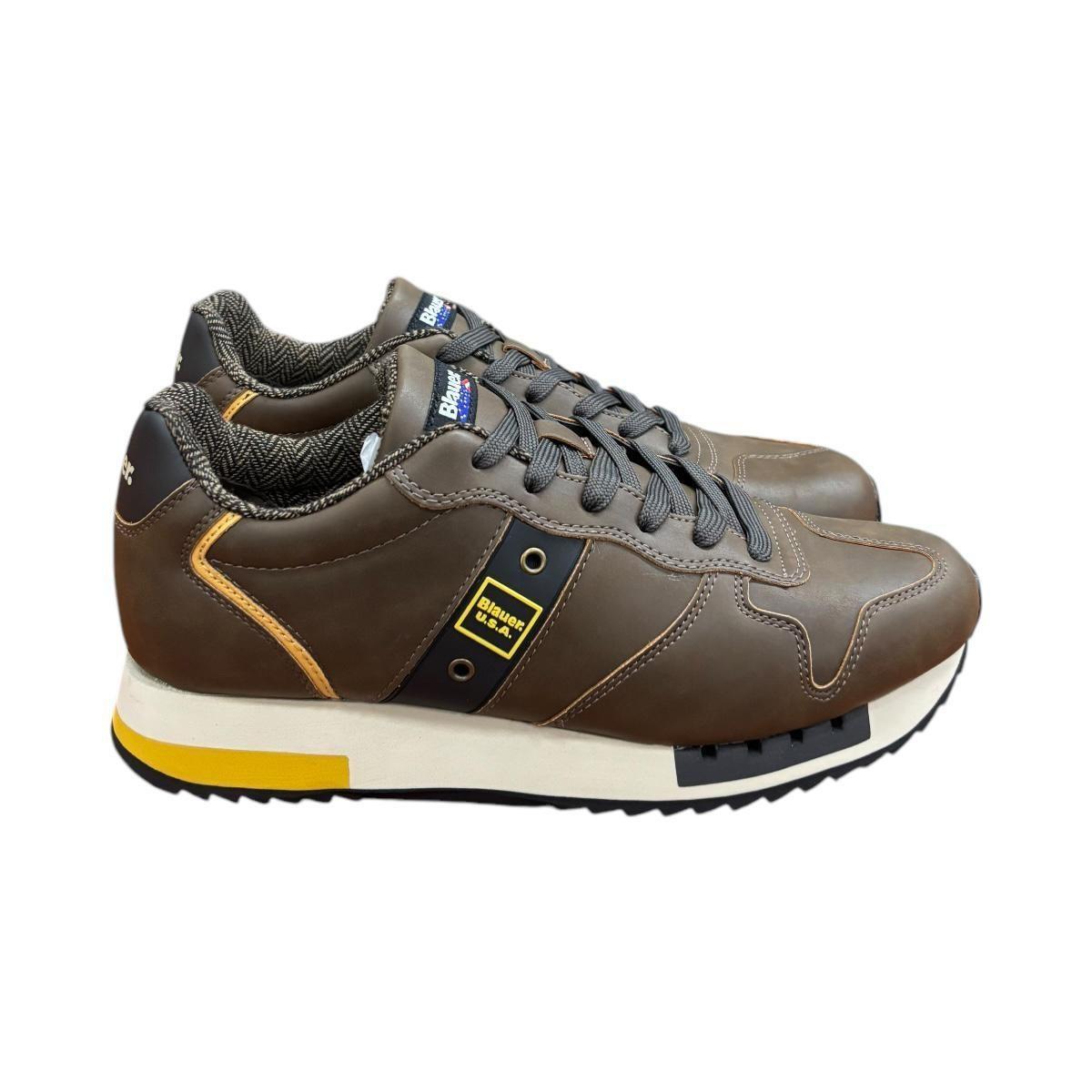 Scarpa Uomo Blauer F4QUEENS02/PUL/BRW