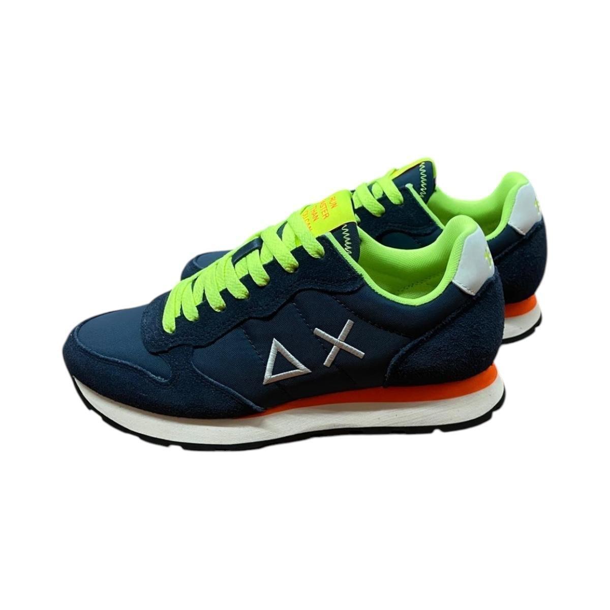 Scarpa Uomo Tom/Fluo Sun68 TZ35102 Var.Blu
