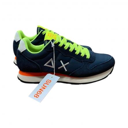 Scarpa Uomo Tom/Fluo Sun68 TZ35102 Var.Blu