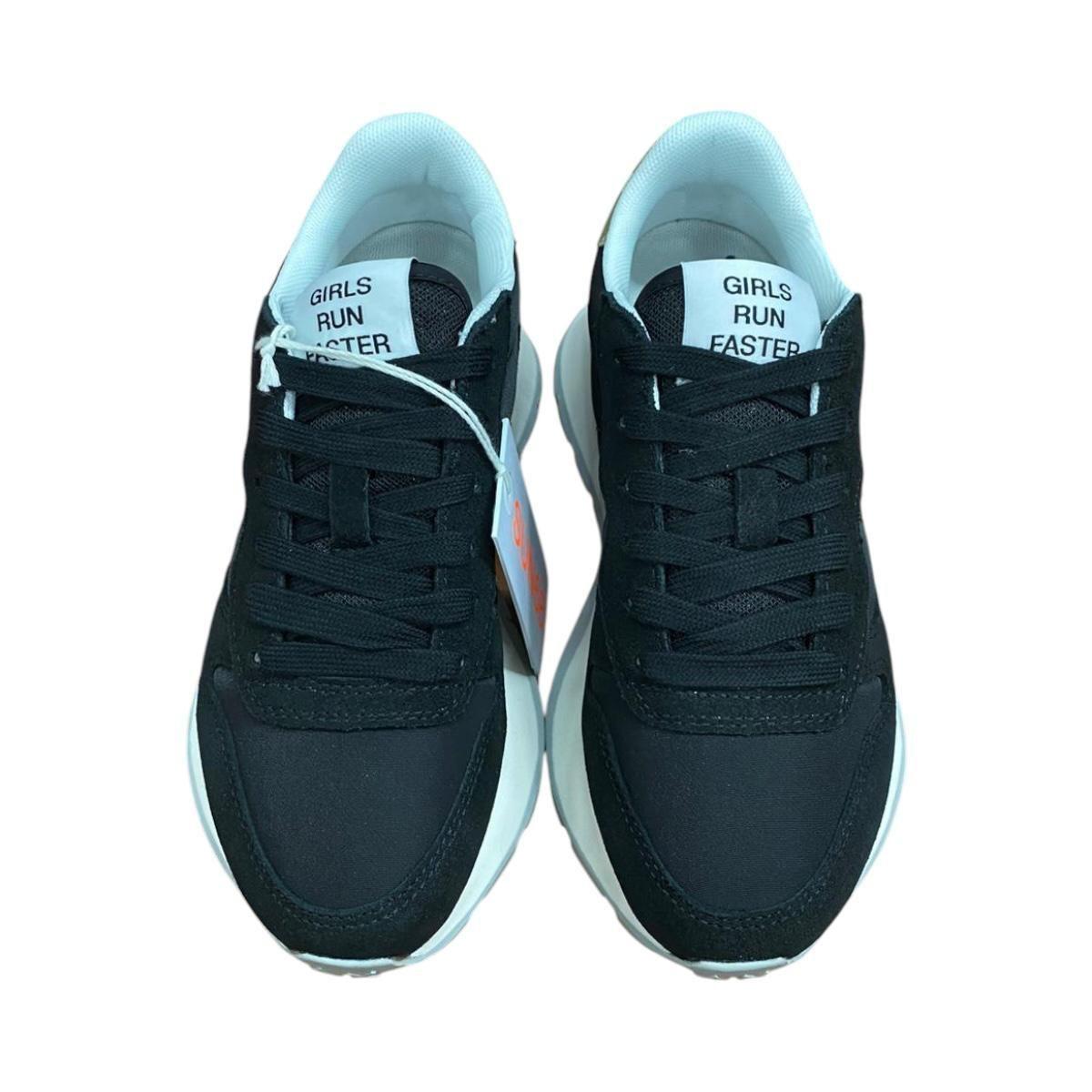 Scarpa Donna Ally gold Sun68 Z35202 Var.Nero