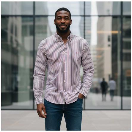 Camicia Uomo Tommy Hilfigher MW37549 OEW