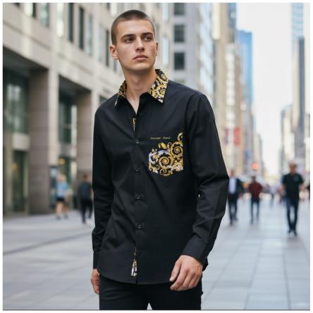 Camicia Ml Uomo Versace 78GAL2RB N0132