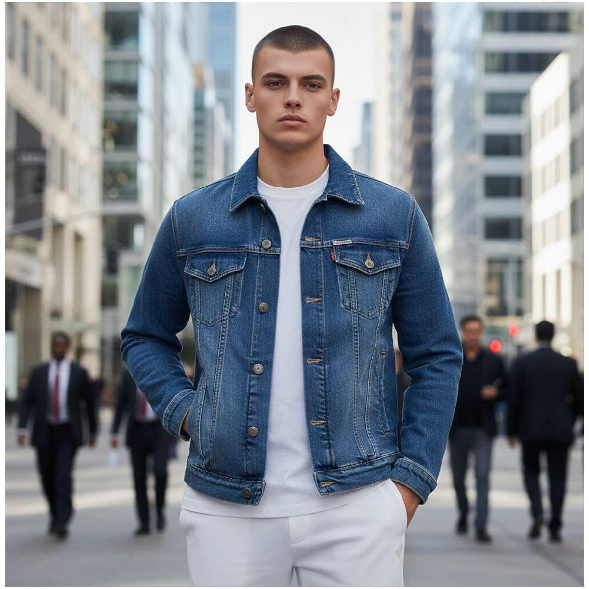 Giubbino Uomo Guess M4YN33D5DM3