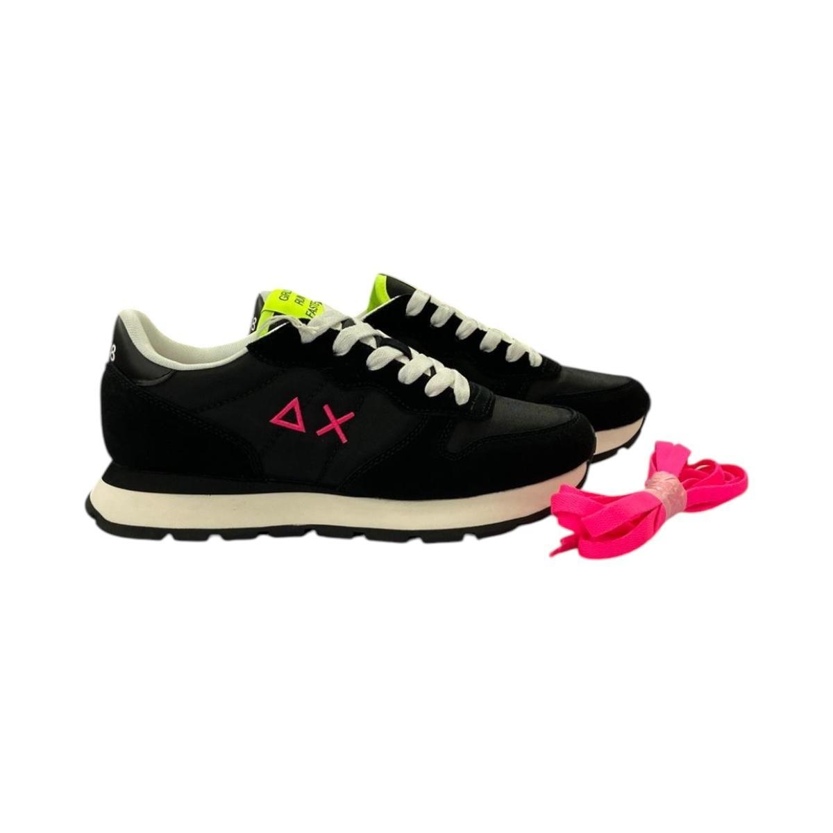 Scarpa Donna Ally Sun68 Z35201 Var.Nero/Fuxia
