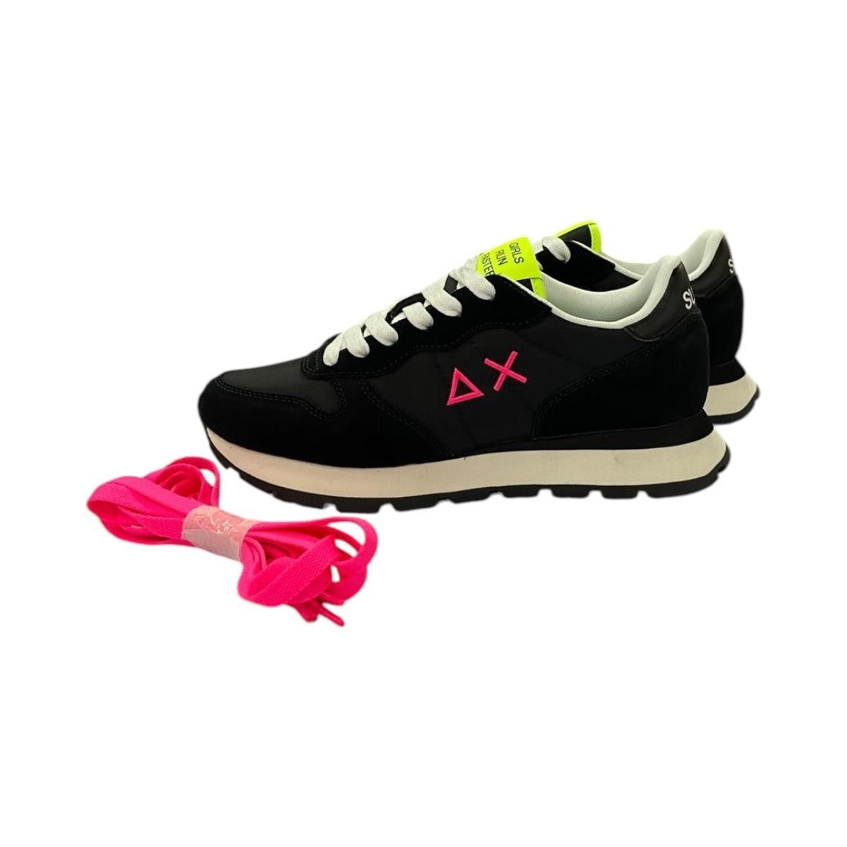 Scarpa Donna Ally Sun68 Z35201 Var.Nero/Fuxia