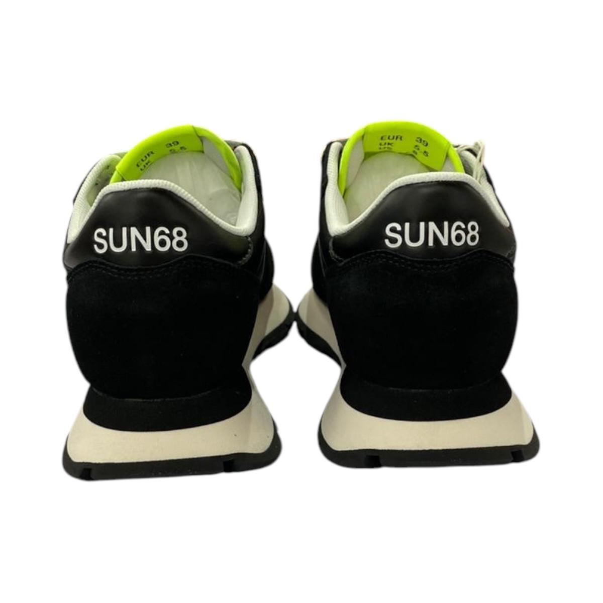 Scarpa Donna Ally Sun68 Z35201 Var.Nero/Fuxia