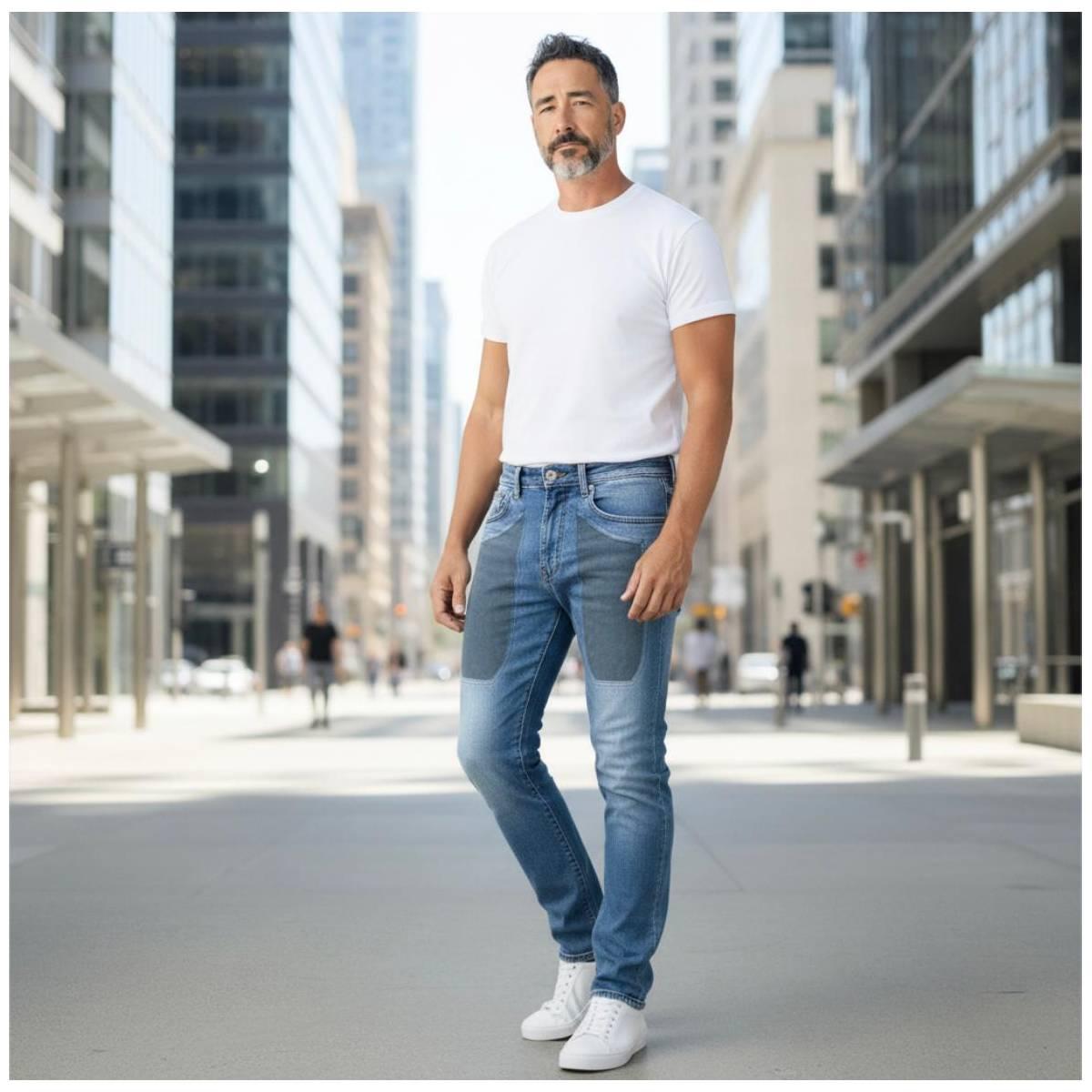 Jeans uomo Jeckerson JAMES002 D071C