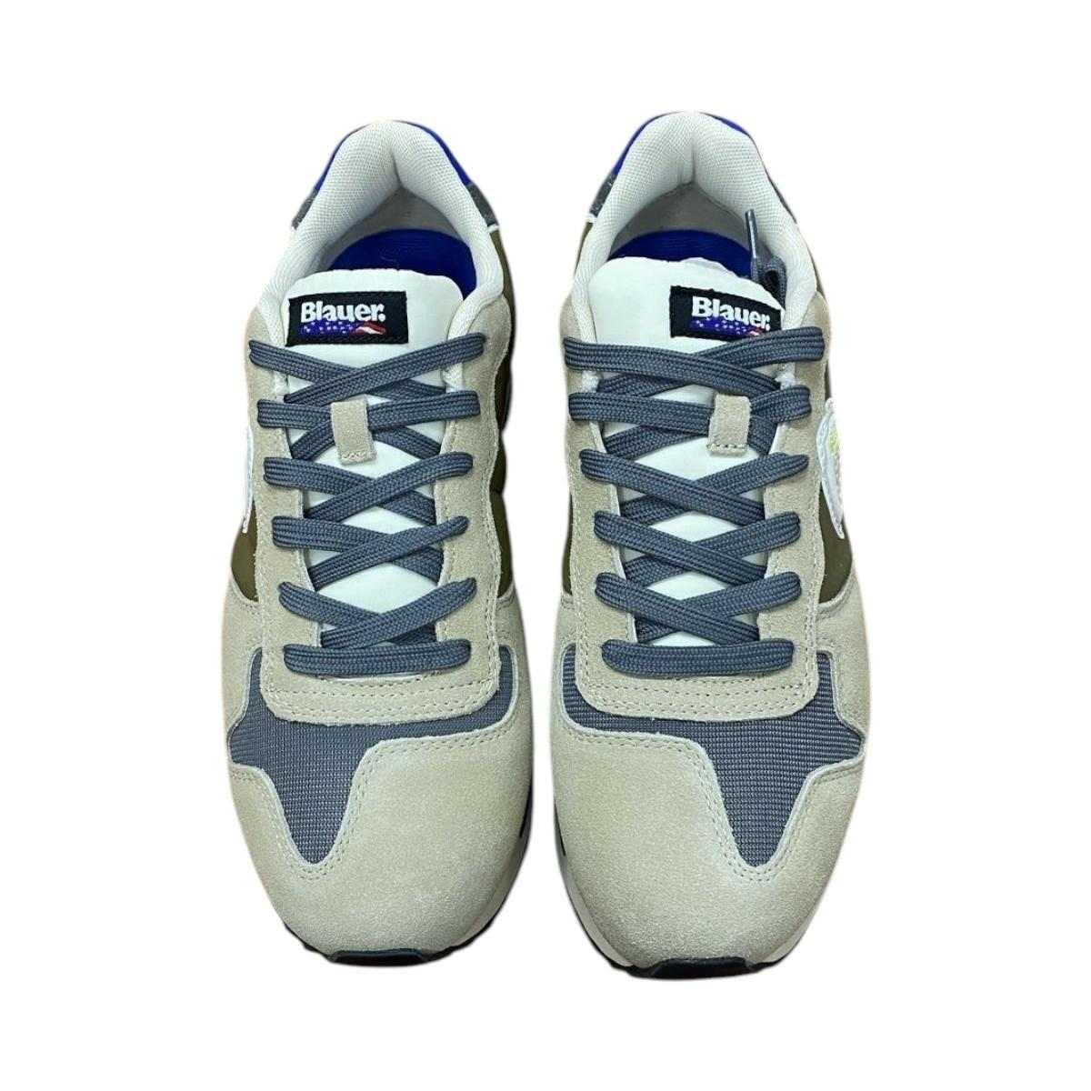 Scarpa Uomo Blauer S5QUEENS05/NES Mlilitary/Green