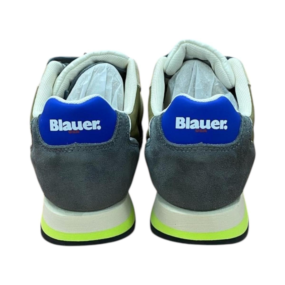 Scarpa Uomo Blauer S5QUEENS05/NES Mlilitary/Green