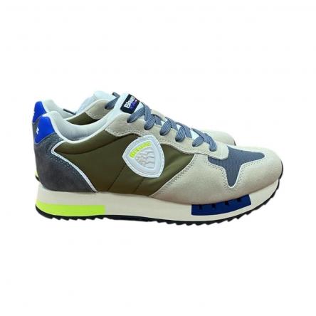 Scarpa Uomo Blauer S5QUEENS05/NES Mlilitary/Green