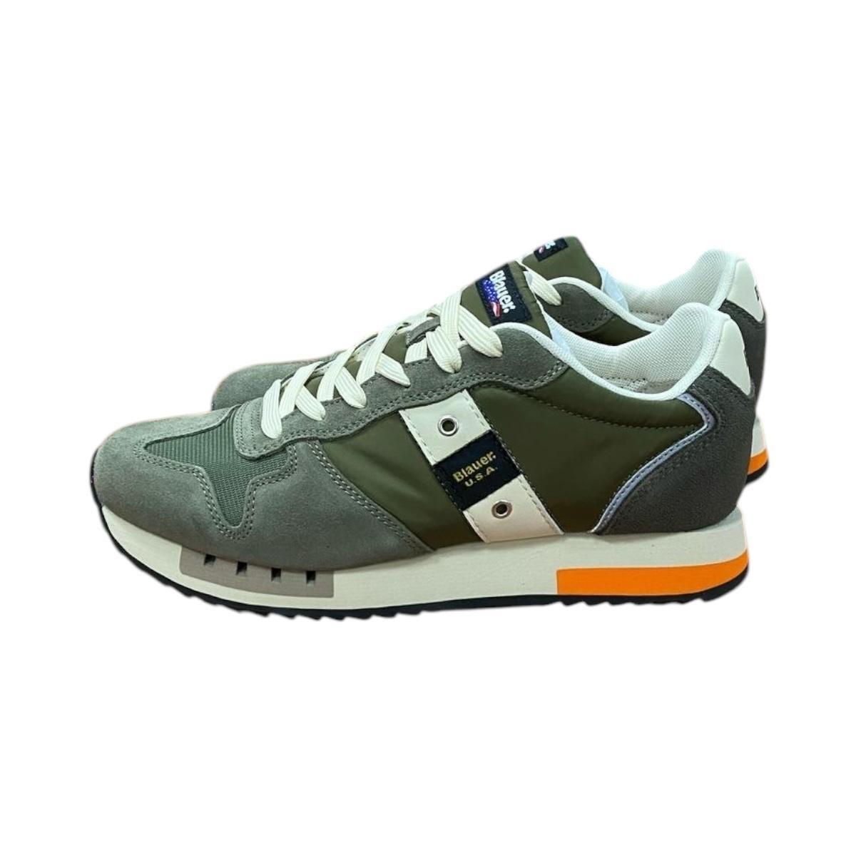 Scarpa Uomo Blauer S5QUEENS01/NES Mlilitary/Beige