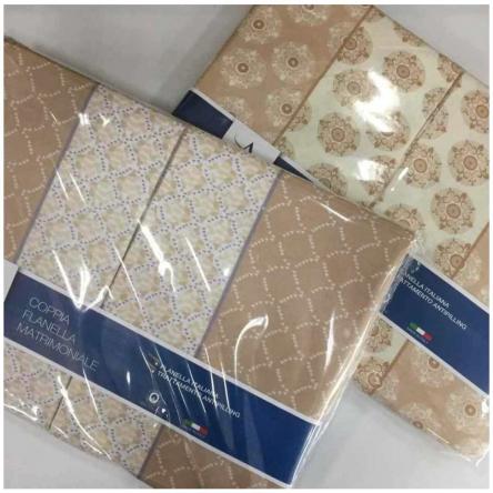 Completo Letto Matrimoniale Flanella Angels 018