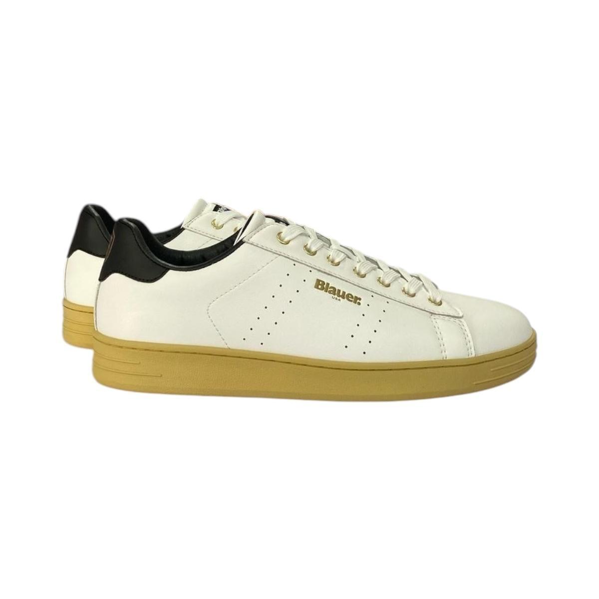 Scarpa Uomo Blauer S5Grant01/Lea White/black