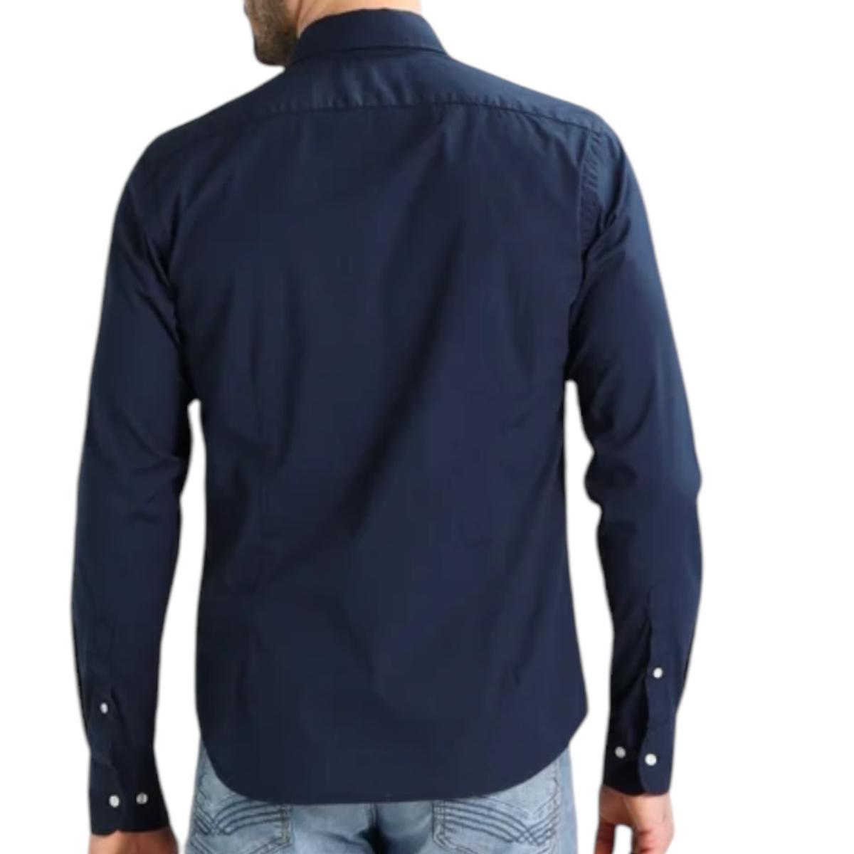 Camicia Uomo La Martina CCMC01 WH PP003 Navy