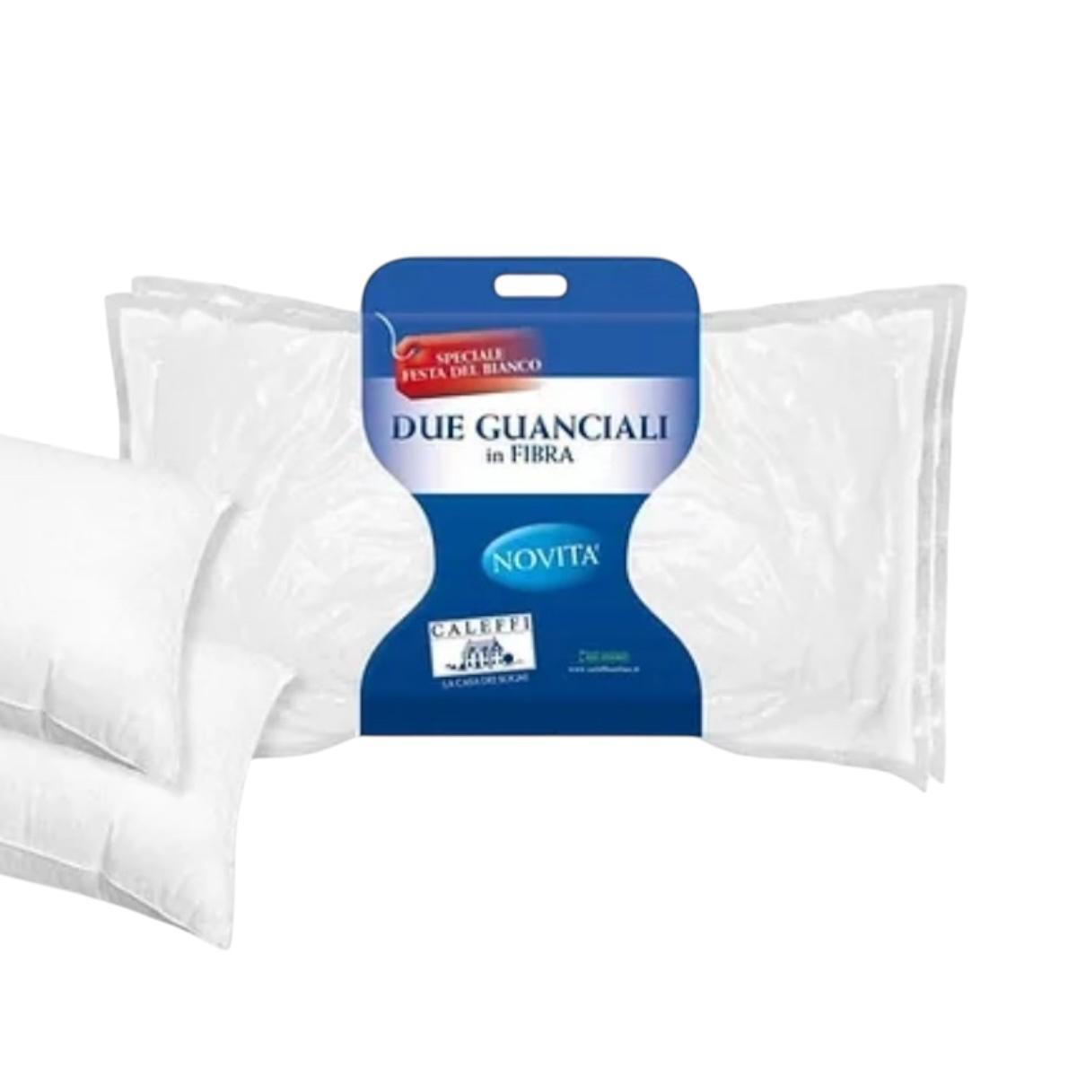 Coppia 2 guanciale fibra  caleffi