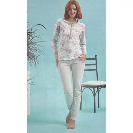 Pigiama Donna Manica Lunga 52380