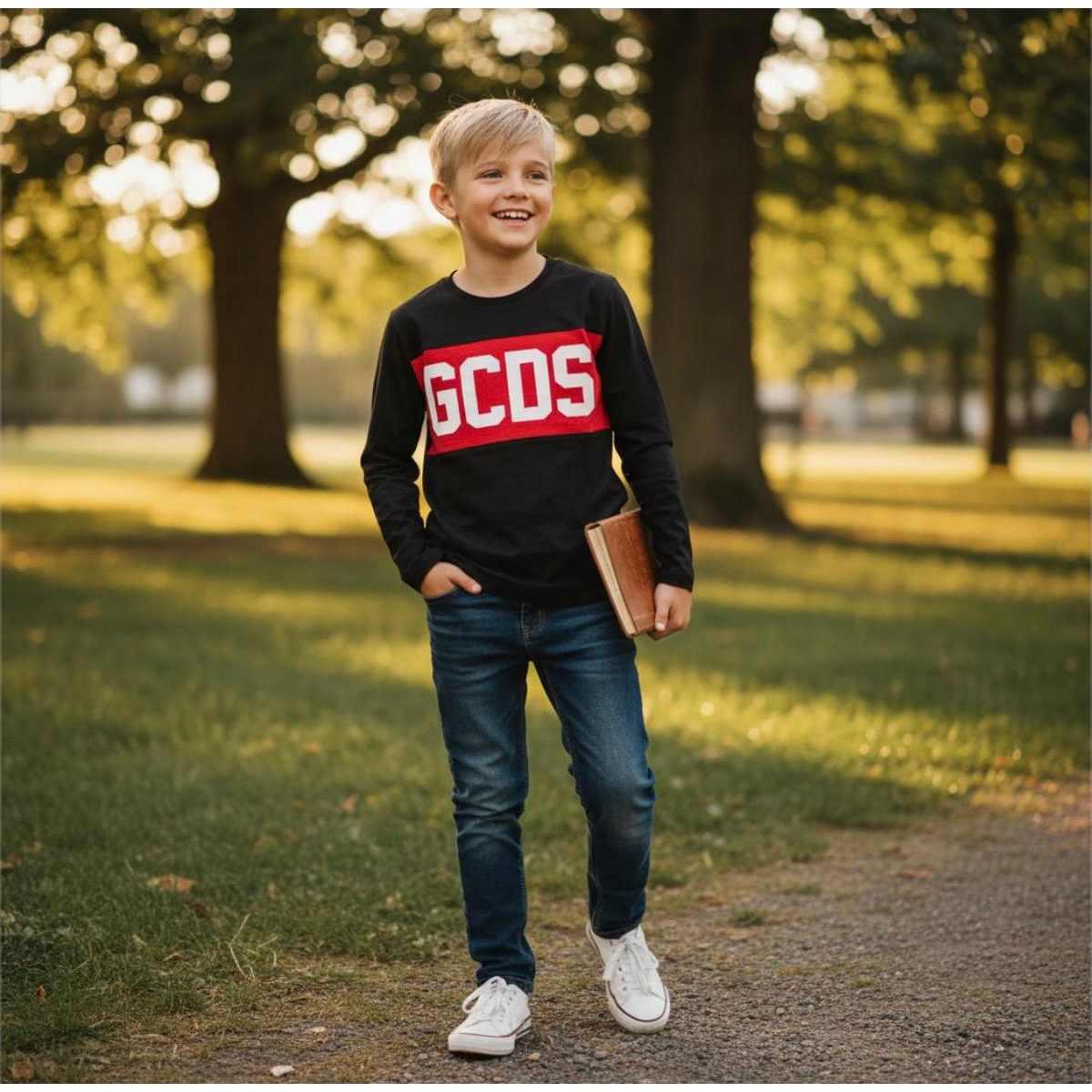 T-Shirt Ml Ragazzo/a GCDS 2214JF1