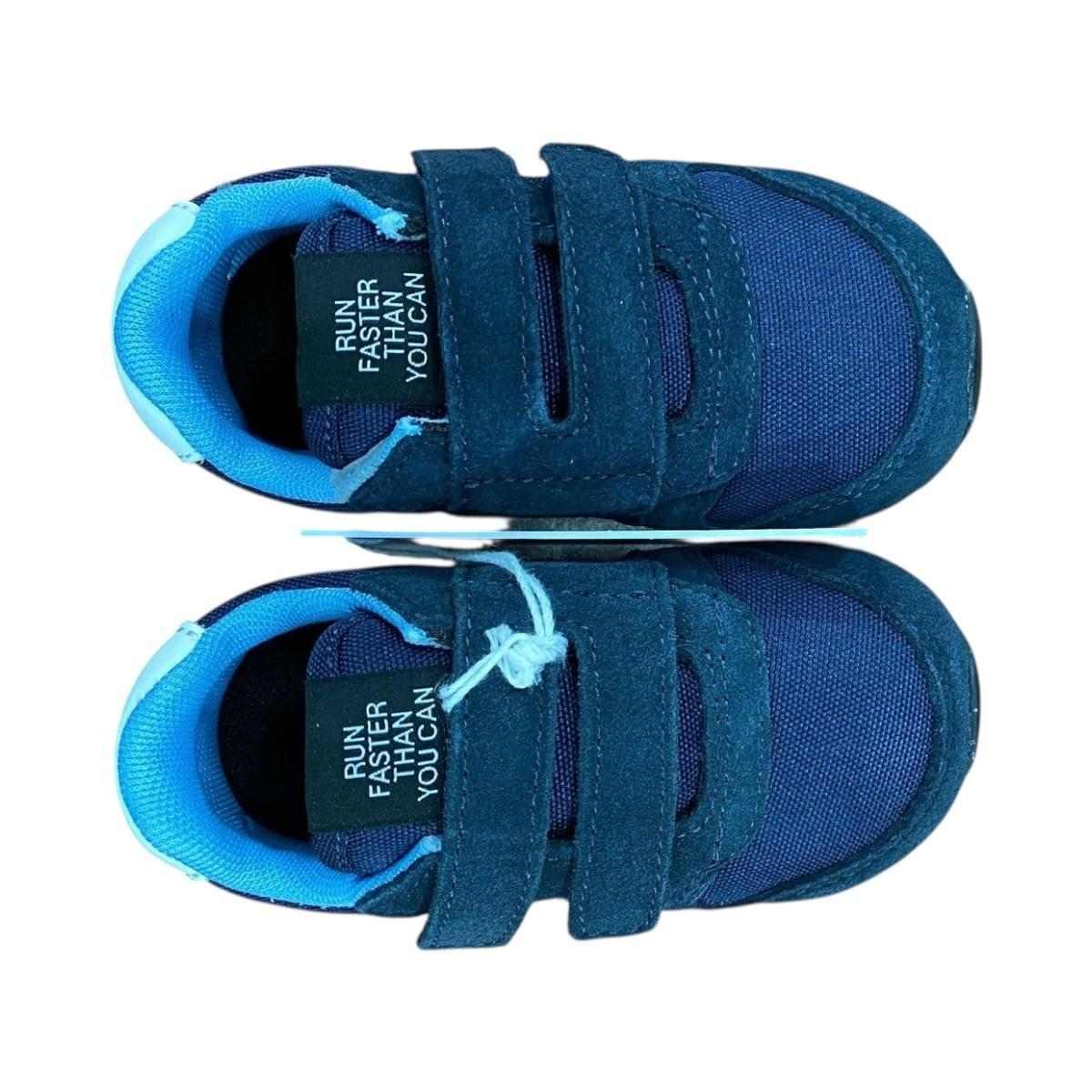 Scarpa Bimbo Tom Sun68 Z45301F Var Navy Blu