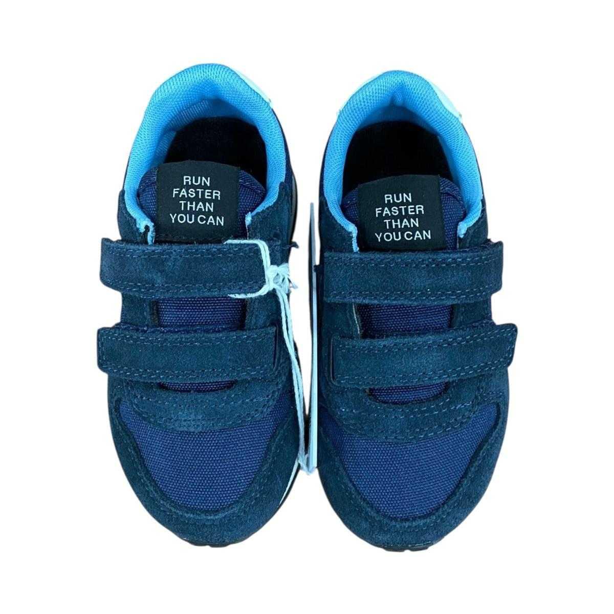 Scarpa Bimbo Tom Sun68 Z45301K Var Navy Blu