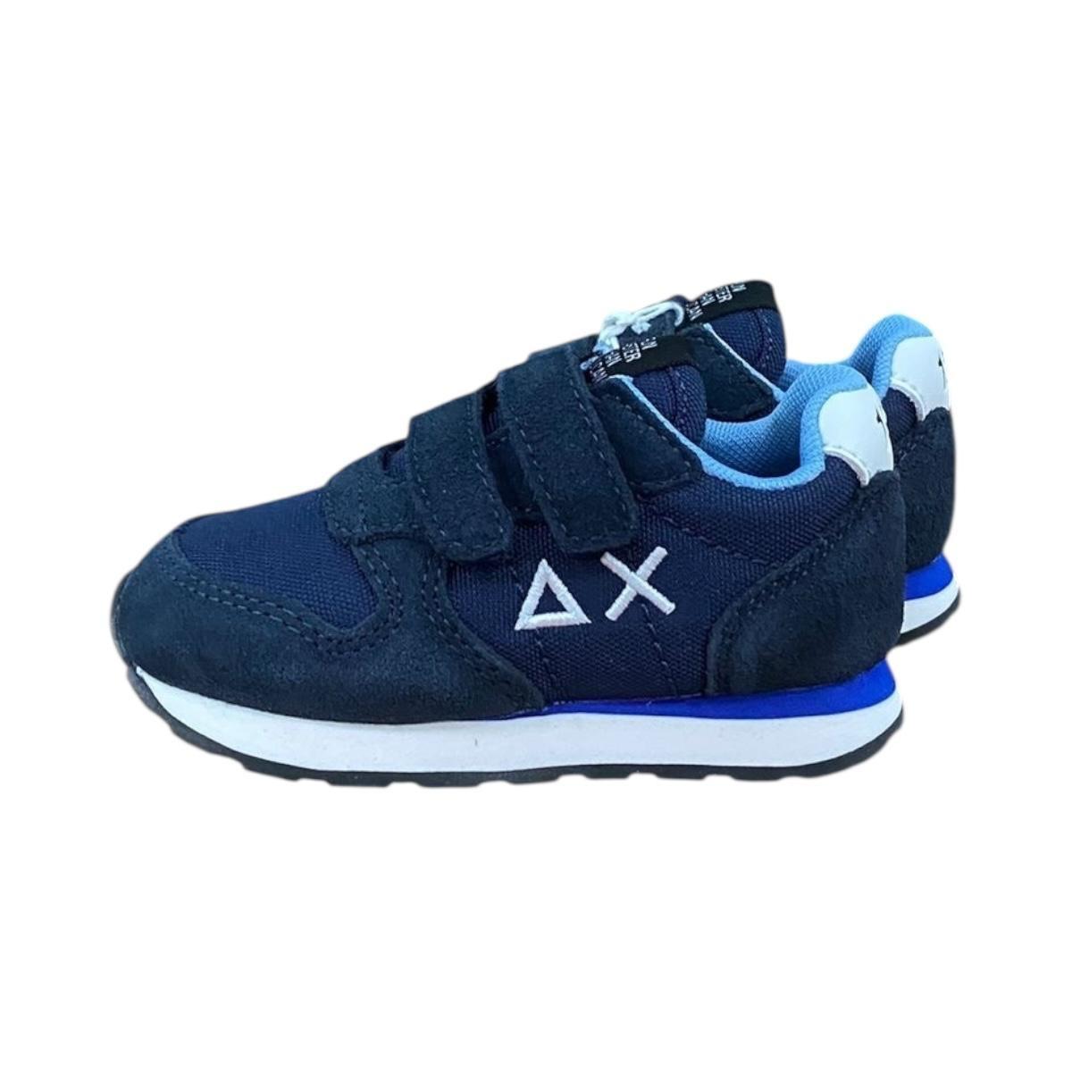 Scarpa Bimbo Tom Sun68 Z45301K Var Navy Blu