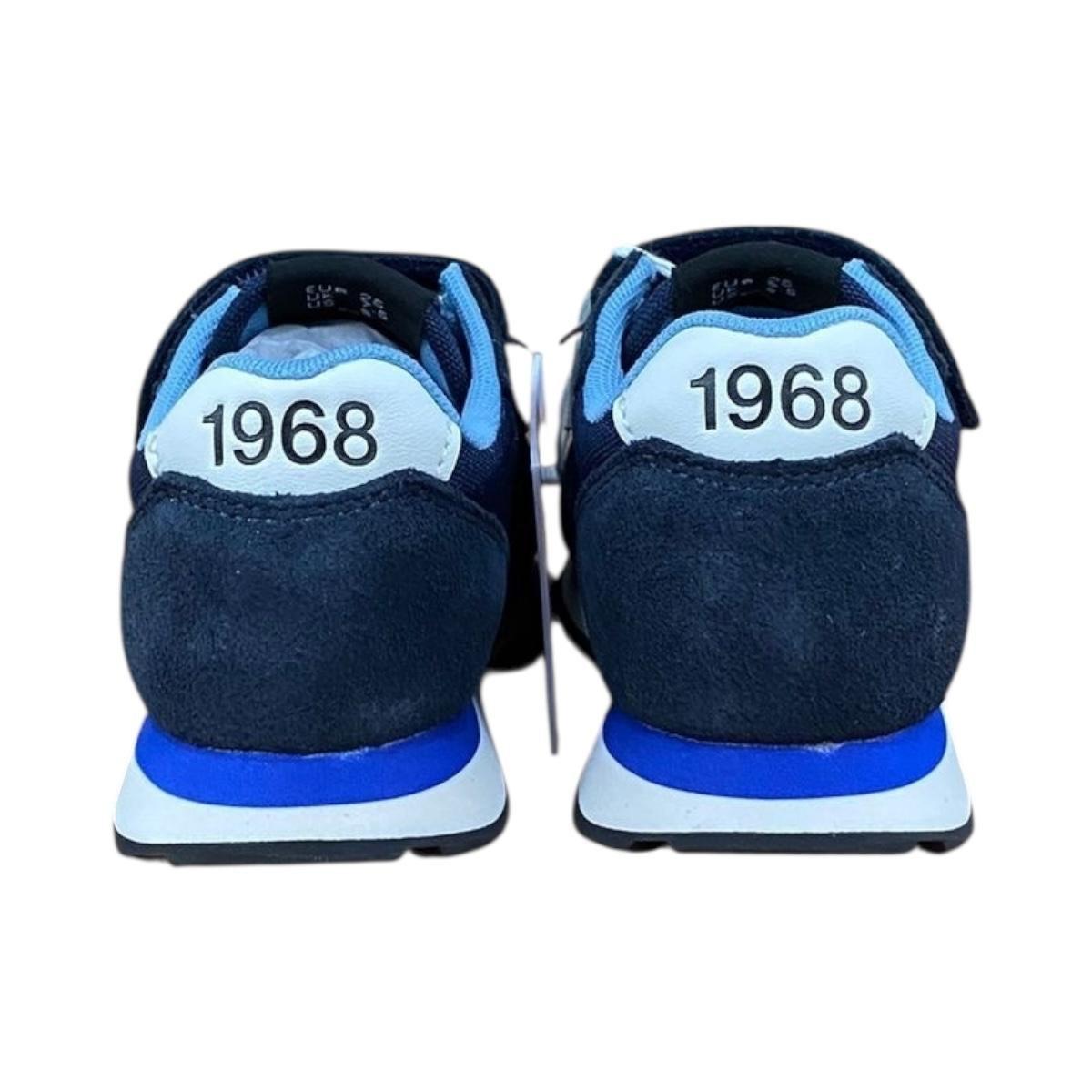 Scarpa Bimbo Tom Sun68 Z45301K Var Navy Blu