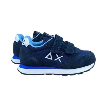 Scarpa Bimbo Tom Sun68 Z45301K Var Navy Blu