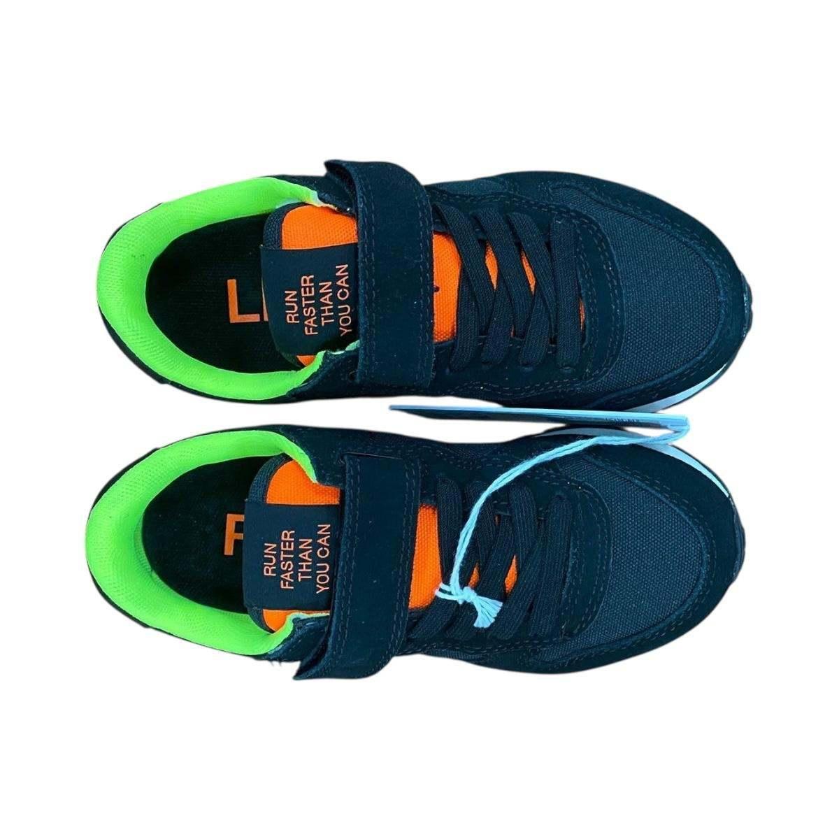 Scarpa Bimbo Tom Sun68 Z45302K Var Nero