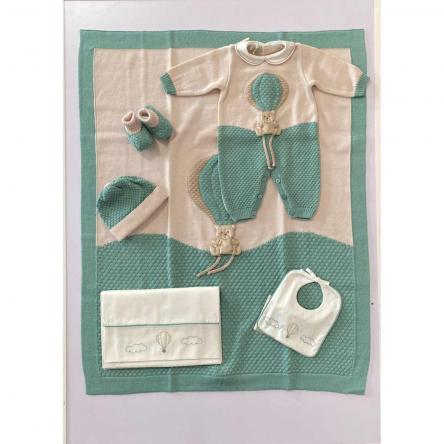 Set Nascita bimbo Marlu IN5780 J07 Verde