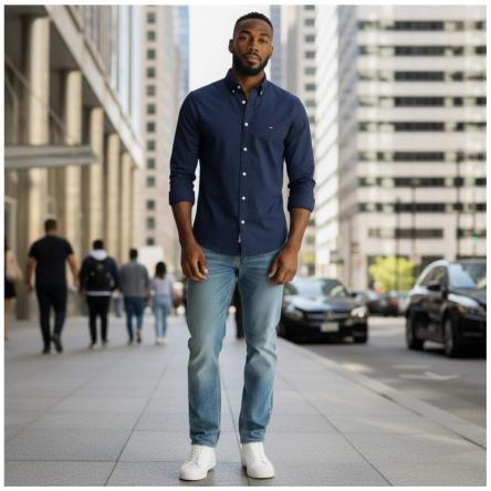 Camicia Uomo Tommy Hilfigher MW37550 C7G