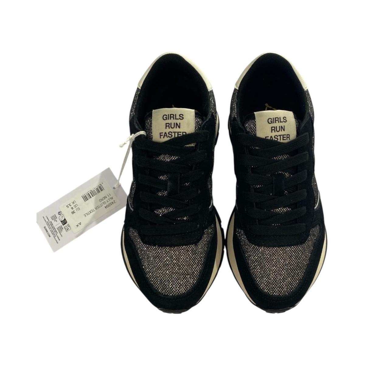 Scarpa Donna Ally Glitter Sun68 Z35204 Nero