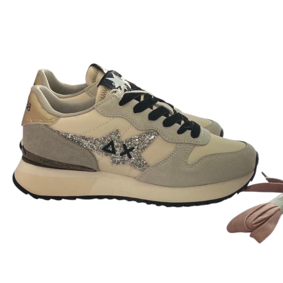 Scarpa Donna Stargirl Glitt Sun68 Z45217 bco/Pan