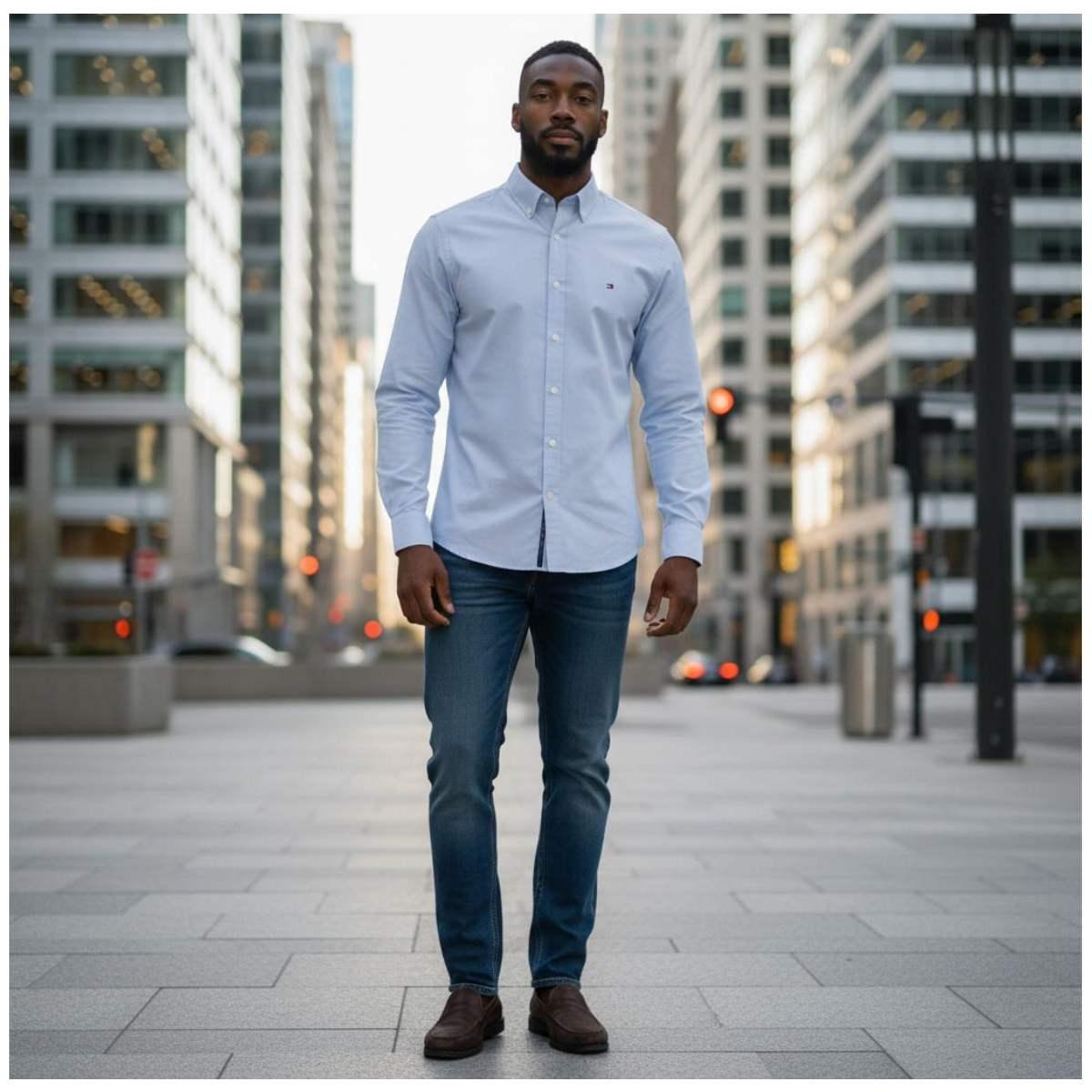 Camicia Uomo Tommy Hilfigher MW38347