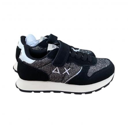 Scarpa Bimba Sun68 ally glitter z45404k nero