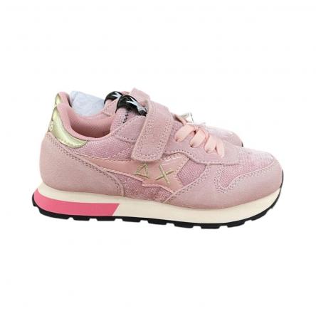 Scarpa Bimba Sun68 starght velvet z45423k rosa