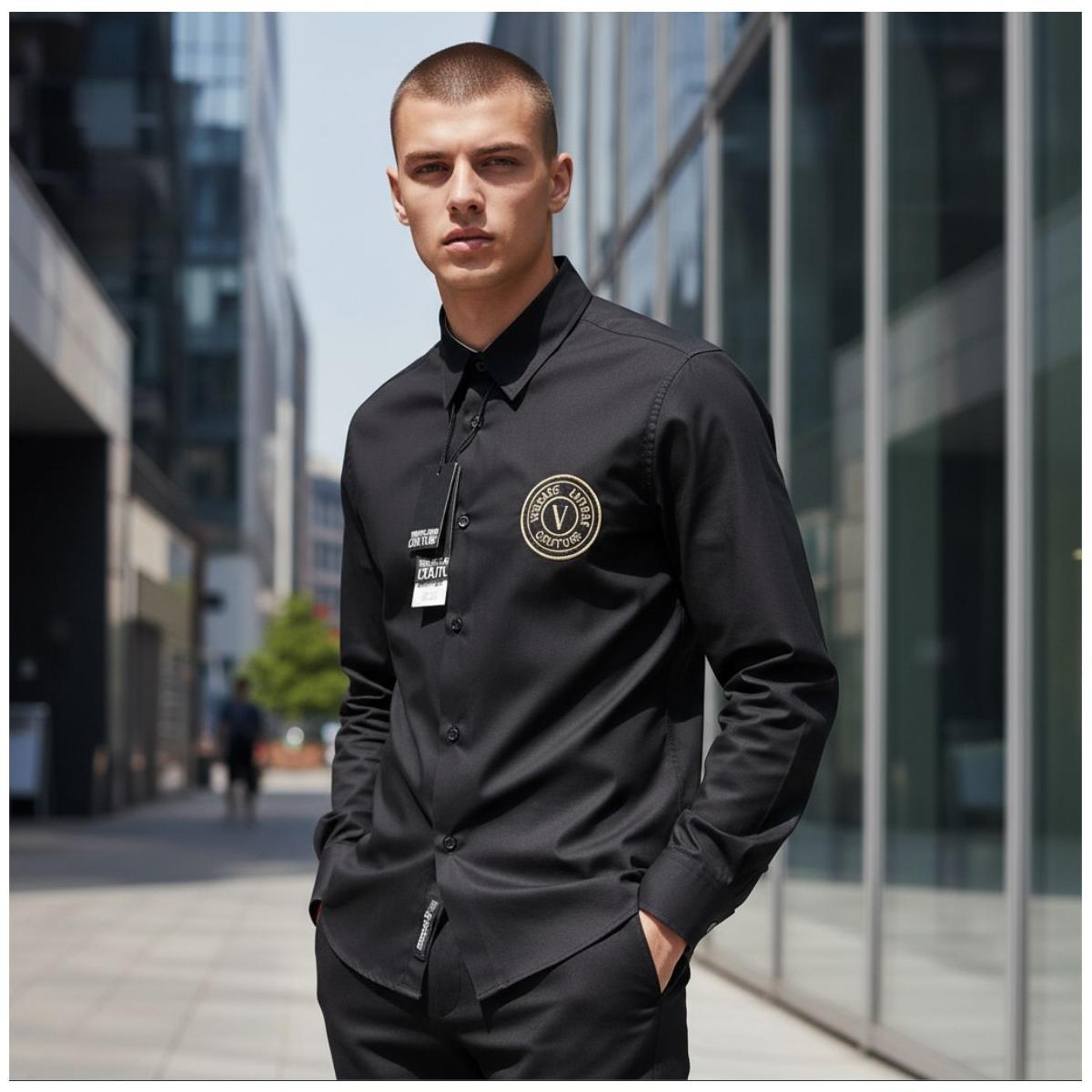 Camicia Ml Uomo Versace 79GALKS2 CN00K