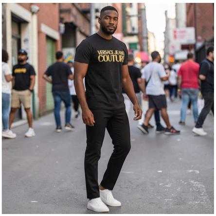 T-Shirt Uomo Versace 79GAHT05 CJ00T