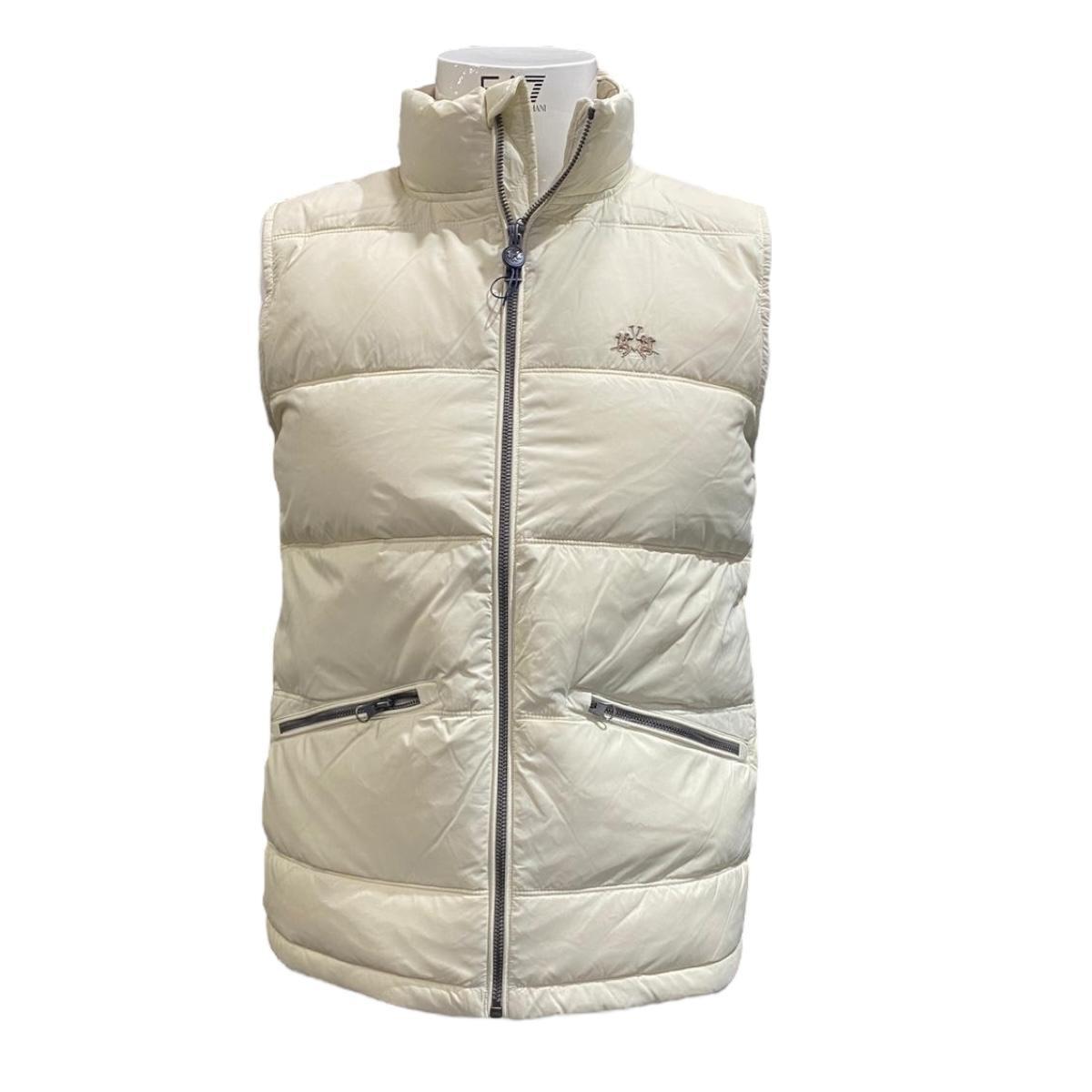 Smanicato Uomo La Martina MBO009 WH Panna