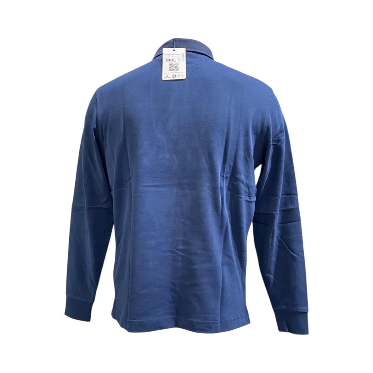 Polo Ml Uomo La Martina MBP007 WH Navy