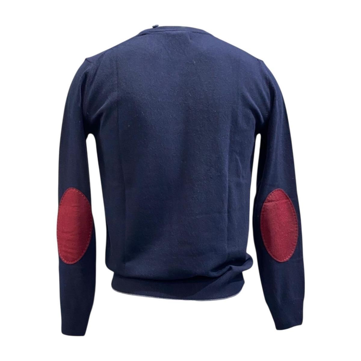 Maglioncino Uomo La Martina MBS005 WH Blu