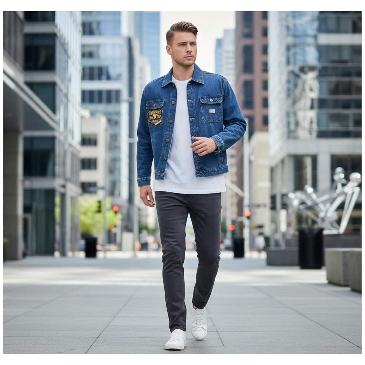 Giubbino Uomo Guess M5YN50D5M54