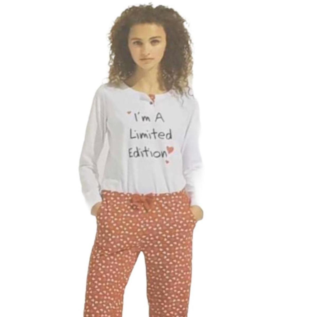 Pigiama Donna Manica Lunga Fa006738as