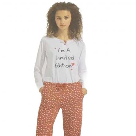 Pigiama Donna Manica Lunga Fa006738as